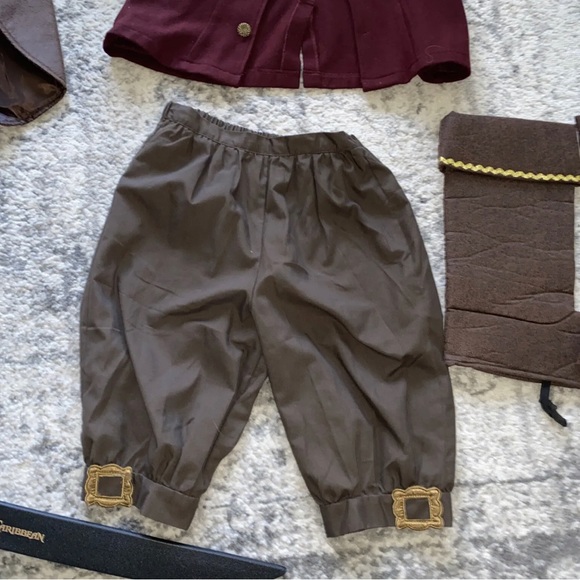 RARE Disney Parks Pirate Costume Size Medium Boys 10 12 Exclusive Caribbean - Picture 5 of 6